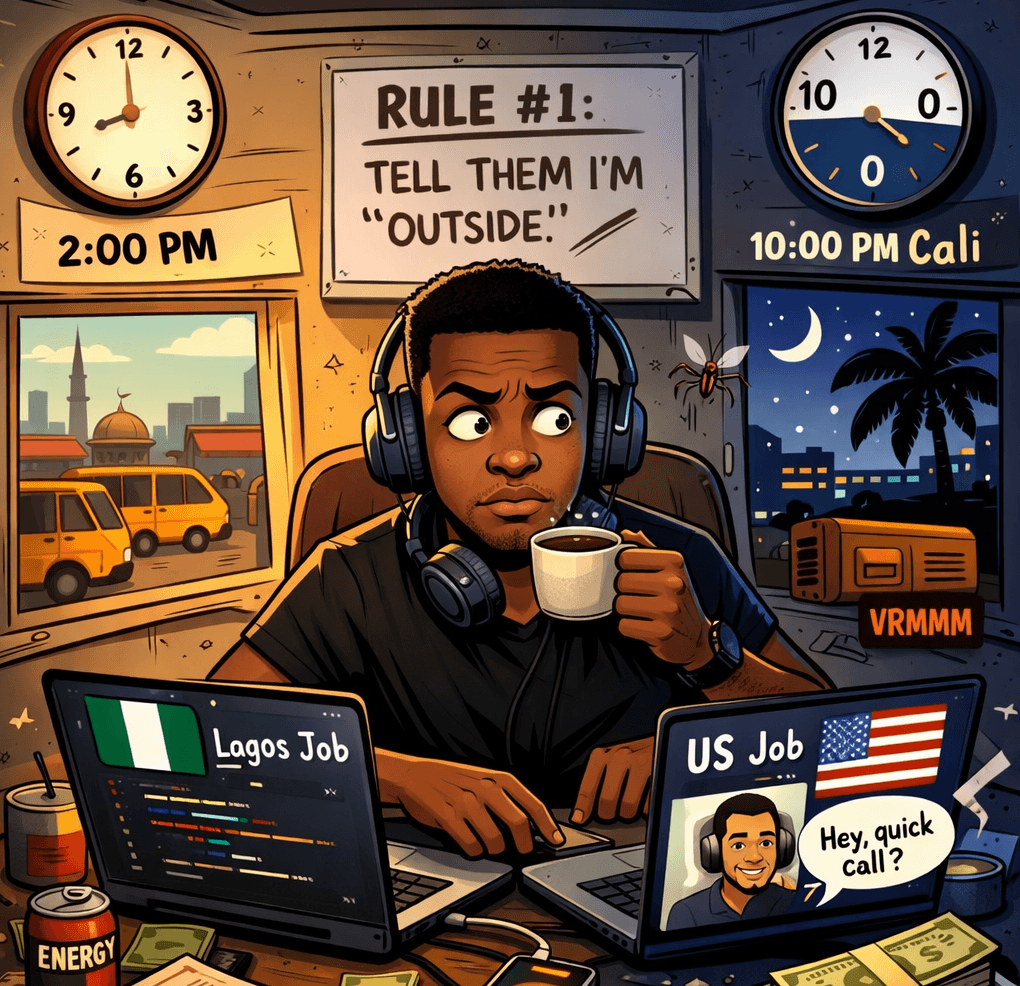 The Lagos Developer Who Discovered “Remote Work” Meant Two Full-Time Jobs